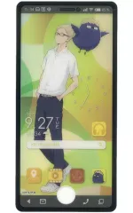 【中古】食玩 トレーディングカード 3.月島蛍(マスコット) 「ハイキュー!! スマホライクカード」