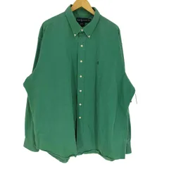 ラルフローレン RALPH LAUREN BLAKE ポニー 刺繍 B.D L/S ブロード シャツ ビッグサイズ メンズ import：XXL 