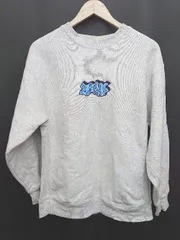 ◇ ⊇ United Athle ユナイテッドアスレ ロゴ刺繍　裏起毛 長袖 スウェット　トレーナー サイズXl グレー メンズ P  【1410230011940】