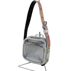 DIESEL ディーゼル ミニ ショルダーバッグ ハンドバッグ デニム インディゴ