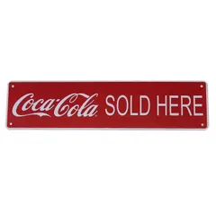 コーラ COKE アメリカン雑貨  ブリキ看板 アメリカ雑貨 アメカジ ヴィンテージ サインプレート サインボード 壁掛け おしゃれな アンティーク風 ビンテージ  ガレージ  レストラン カフェ ハンバーガーショップ キッチン  : AVSB-736