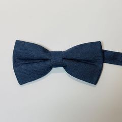 32.蝶ネクタイ　ディープブルー　結婚式　タキシード
