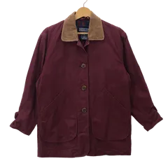 90's vintage 90年代 ヴィンテージ LAND'S END ランズエンド ハンティングジャケット アウター インドネシア製 WOMEN'S XSサイズ ワインレッドのサムネイル