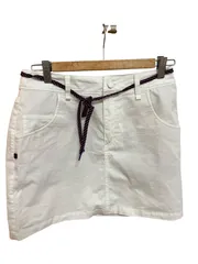 RE208 new balance GOLF ニューバランスゴルフ　ゴルフウェア　スカート　ホワイト　レディース　サイズ1