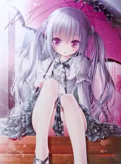 美品 てぃんくるイラストレーションズ恋夜茶会 特典☆ホロカード・クリアポスター てぃんかーべる/てぃんくる】てぃんくるイラストレーションズ 恋