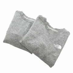 ザノースフェイス THE NORTH FACE トレーナー スウェット 2点セット まとめ ロゴ プリント 長袖 120cm 130cm グレー /FF IBO78