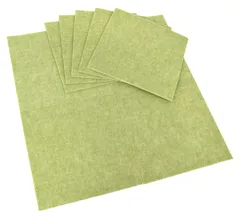 【在庫処分】30X30cm 9枚組 ループ 吸着ぴたマット グリーン 国産タイルカーペット ワタナベ工業