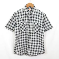 KAPITAL 綿麻ダブルガーゼ 半袖チェックシャツ 岡山 日本製 - メルカリ