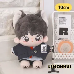 10cm 着せ替え ぬいぐるみ服 学院 制服 ネイビ ちびぬい 推し活 推しぬい 綿人形 棉花娃娃 ちびぬい服 ちびぐるみ コットンドール 綿人形 cotton doll-E044