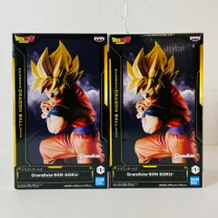 04w3739○【未開封】ドラゴンボールZ Grandista -SON GOKU- フィギュア 2箱セット まとめ売り [ DRAGON BALL ドラゴンボール 孫悟空 グランディスタ ]【中古品】