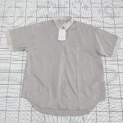 ◇ 未使用 Θ classicalelf クラシカルエルフ 半袖 シャツ サイズM ライトグレー系 メンズ E  【1509100083559】