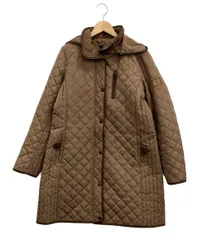 極美品 ローレンラルフローレン キルティングコート 中綿 裏地総柄 ターンロック RALPH LAUREN ラルフローレン 襟裏ボアフリース切替 ベルトストラップ