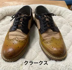 ♻️良品♻️クラークス♻️メンズ♻️革靴/シューズ♻️26㎝　レザー&キャンバス
