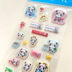 ハムちゃんフラッペ うさちゃんシュークリーム シール