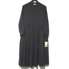 【美品】人気商品✴︎BEARDSLEY ギャザーワンピース　ダークグレー サイズ0 BEARDSLEY ワンピース ギャザーワンピース : ZOZOTOWN Yahoo!店