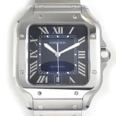 カルティエ Cartier 腕時計 サントス LM WSSA0030 スクエア サンレイブルー 文字盤 ローマンインデックス デイト SS 自動巻き 【箱・保付き】 【中古】のサムネイル