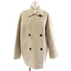 セオリーリュクス theory luxe 21AW NEW MOTION BRETON ピーコート Pコート ウール カシミヤ混 アウター 38 M ベージュ /AN7のサムネイル