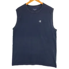 古着 チャンピオン Champion ノースリーブ ワンポイントロゴTシャツ メンズL/eaa313954
