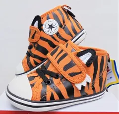 ★新品★CONVERSE BABY ALL STAR N ANIMALS V-1（コンバース　 ベビー　オールスター　Ｎ　アニマルズ　Ｖ－１）タイガー14.0センチ