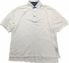 TOMMY HILFIGER GOLF ☆ 爽やかな定番◎ ホワイト 半袖 ポロシャツ ゴルフ M 実寸L相当 アメカジ ゴルフ 休日 トミーヒルフィガー■ED213