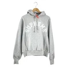 タグ付　SUPREME　シュプリーム　25/SS　CHAMPION　HOODED　SWEATSHIRT　チャンピオン　フーデッド　スウェットシャツ　フーディ　パーカー　Sサイズ　別注モデル　グレー