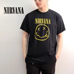 ニルヴァーナ【NIRVANA】SS TEE Tシャツ スマイル にこちゃん ロックT バンドT ロックバンド アメリカ メンズ 正規ライセンス