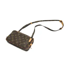 ルイヴィトン M51828 モノグラム ショルダーバッグ マルリーバンドリエール ショルダーバッグ LOUIS VUITTON ブラウン