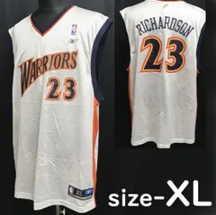 NBA★WARRIORS　Jason Richardson/ジェイソン・リチャードソン【XL/白】ユニフォーム/タンクトップ/Reebok/製★バスケットボール/Tops/Shirts◆zBH691<sale>