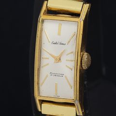 稼働品 SEIKO ファッション 手巻き スクエア 17石 レディース 腕時計