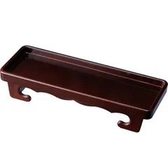 紀州塗り 長仏器膳 日本製 7寸 21cm 仏具 仏壇 美里 総溜 お供え物 焼香台 焼香盆 国産 お盆 盆飾り お彼岸 ご法事 供養 仏壇 法事 祭壇 法要 新盆 初盆 粗供養