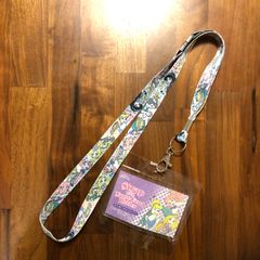 ディズニー　プリンセス　ネックストラップ　ネームプレート付　IDホルダー　名札