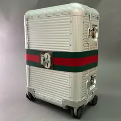 c28 【美品】 GUCCI グッチ FPMコラボ ラゲージ ストラップ付 スモール トロリーバッグ キャリーケース トラベルバッグ 旅行鞄 GGスプリーム キャンバス ユニセックス イタリア製のサムネイル