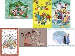 【中古】ポストカード 全6種セット クリスマスポストカード 「ディズニー クリスマスオーナメントくじ 2022」 複数購入特典