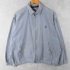 90's POLO Ralph Lauren ストライプ柄 コットンスイングトップ L