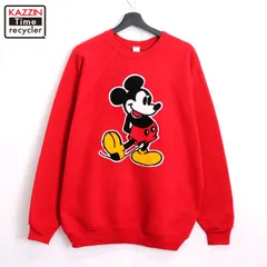 80s USA製 vintage DISCUS ミッキーマウス Mickey Mouse スウェット トレーナー メンズ 表記Lサイズ