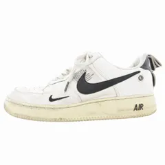ナイキ NIKE エアフォースワン AIR FORCE 1 07 LV8 ユーティリティ UTILITY ローカットスニーカー シューズ AR1708-100 27cm 白 ホワイト 黒 ブラック /GV
