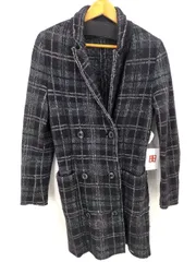 ディーゼル DIESEL チェックウールチェスターコート レディース  Sのサムネイル