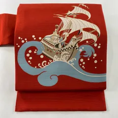振り袖 南蛮船風景文 手描き 金彩 アンティーク 最高級古典柄振袖 滝泰/最高級金彩刺繍絞り友禅 白/金 貝桶柄