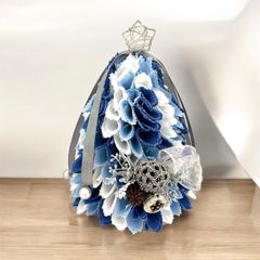No.676　布クリスマスツリー　ハンドメイド