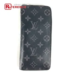 LOUIS VUITTON ルイヴィトン 長財布 ジッピーウォレットヴェルティカル M62295 モノグラムエクリプスキャンバス ブラック