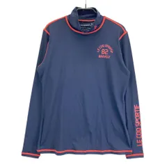 サイズ：M LE COQ GOLF ルコックゴルフ  ハイネック 長袖Tシャツ  ネイビー系 [240101449036] ゴルフウェア レディース ストスト