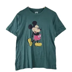 UNIQLO UNIQLO(ユニクロ) ミッキーマウス 半袖 Tシャツ S コットン 100 %