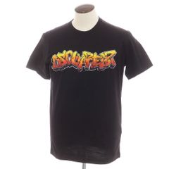 【新品】ディースクエアード DSQUARED2 コットン クルーネック 半袖Ｔシャツ ブラック【サイズL】【メンズ】