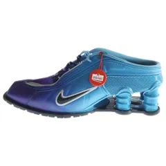 NIKE (ナイキ) ×Martine Rose WMNS NIKE SHOX MR4 DQ2401-400 ×マーティンローズ ウィメンズ ショックス ローカットスニーカー シューズ ブルー US9.5/26.5cm