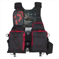 dress フィッシングゲームベスト Airサポーター付き＋ロッドホルダー