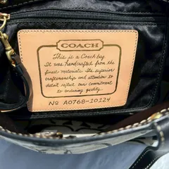 COACH コーチ 10124 トートバッグ シグネチャー キャンバス 肩掛け　ブラック キャンバス レディース バッグ