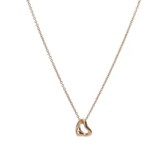 ティファニー  オープンハート ネックレス   レディース K18ピンクゴールド PG  ネックレス