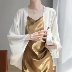 カーディガン 夏カーデ ボレロ即購入OK  レディース 新作 シャツ  無地 薄手 マント サマー 長袖 ガウン 透け感 ブラウス 前開き 羽織り トップス ライトアウター サマーカーディガン エレガント 春 夏 秋 旅 xzzhang495