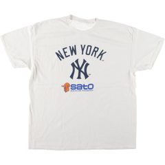 古着 MLB NEW YORK YANKEES ニューヨークヤンキース スポーツTシャツ メンズXL /eaa441557 【中古】/eaa441557