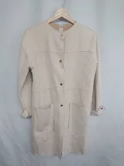 ◇ ⊇ ZARA ザラ 長袖 コート サイズS ベージュ系 レディース E  【1409240044956】